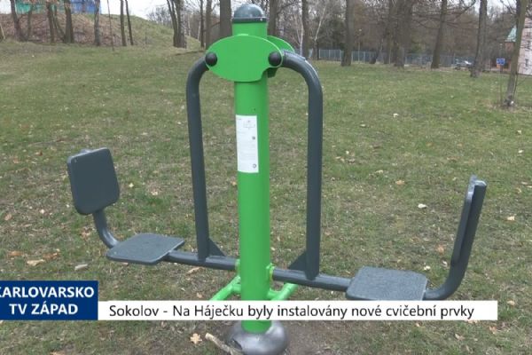 Sokolov: Na Háječku byly instalovány nové cvičební prvky (TV Západ)