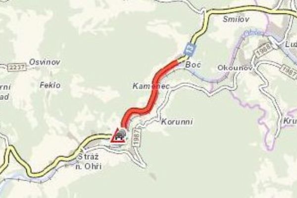 Stráž nad Ohří: Řidiči pozor! Nebezpečí dopravního kolapsu