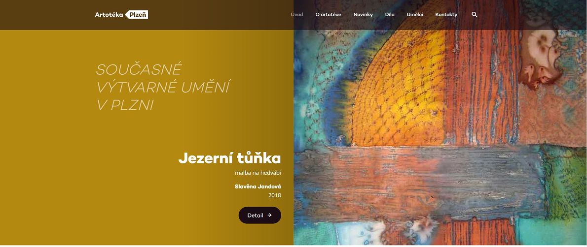 Město Plzeň v listopadu spustilo nový web své artotéky 