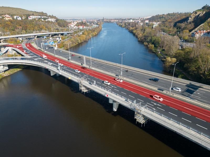 Druhá etapa rekonstrukce Barrandovského mostu začne v polovině května