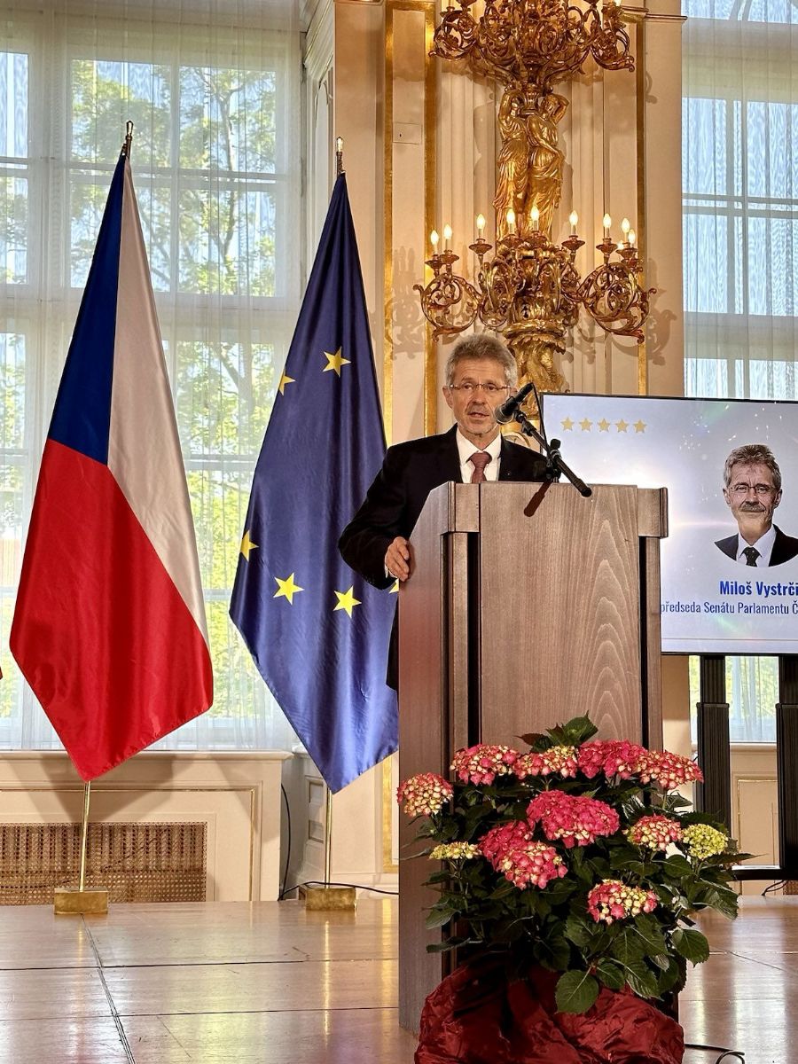 Projev předsedy Senátu při příležitosti oslav 20 let České republiky v Evropské unii