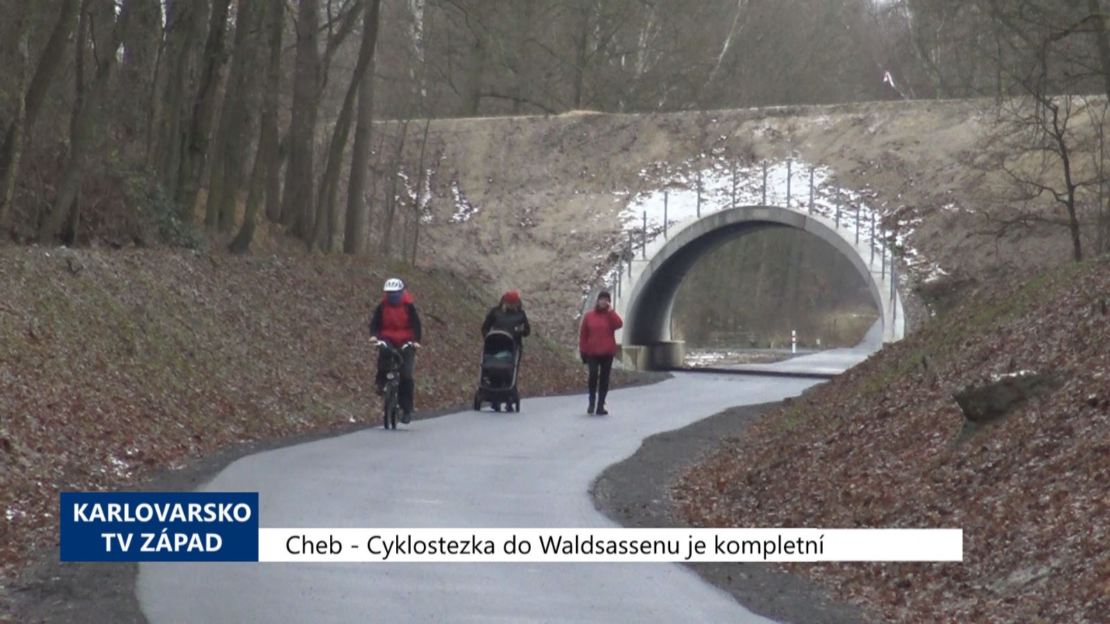 Cheb: Cyklostezka do Waldsassenu je kompletní (TV Západ)