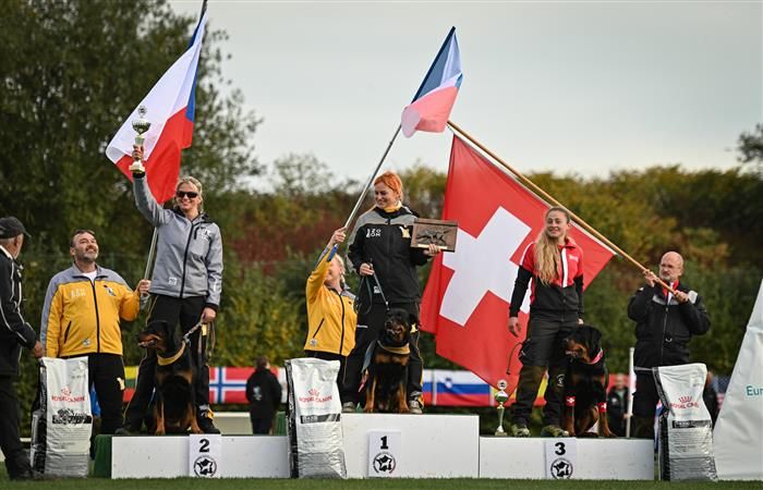 Cheb: Rottweilerka Adele Savalero získala 2. místo na Mistrovství světa rottweilerů