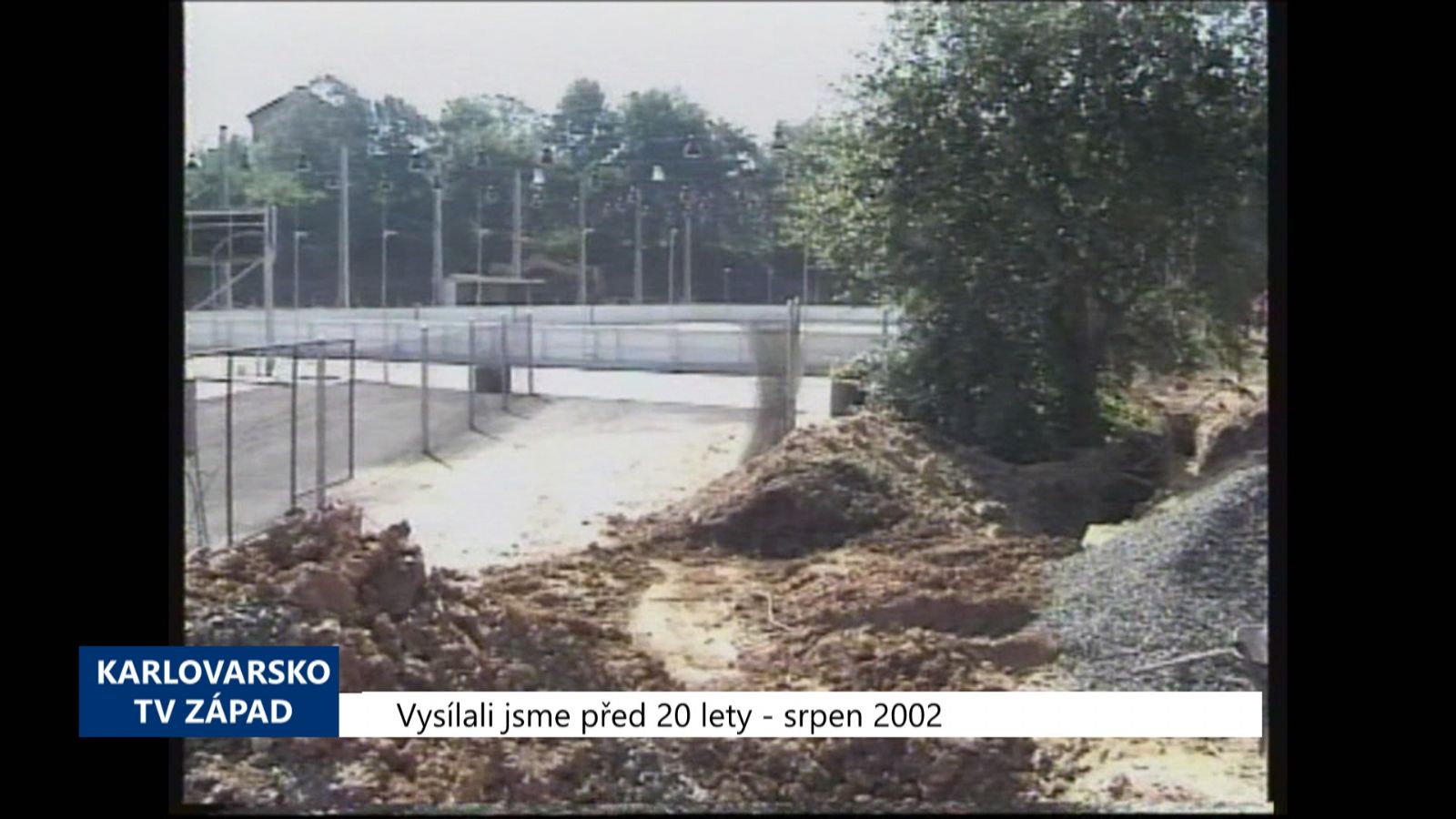 2002 – Cheb: První etapa zastřešení zimního stadionu byla zahájena (TV Západ)