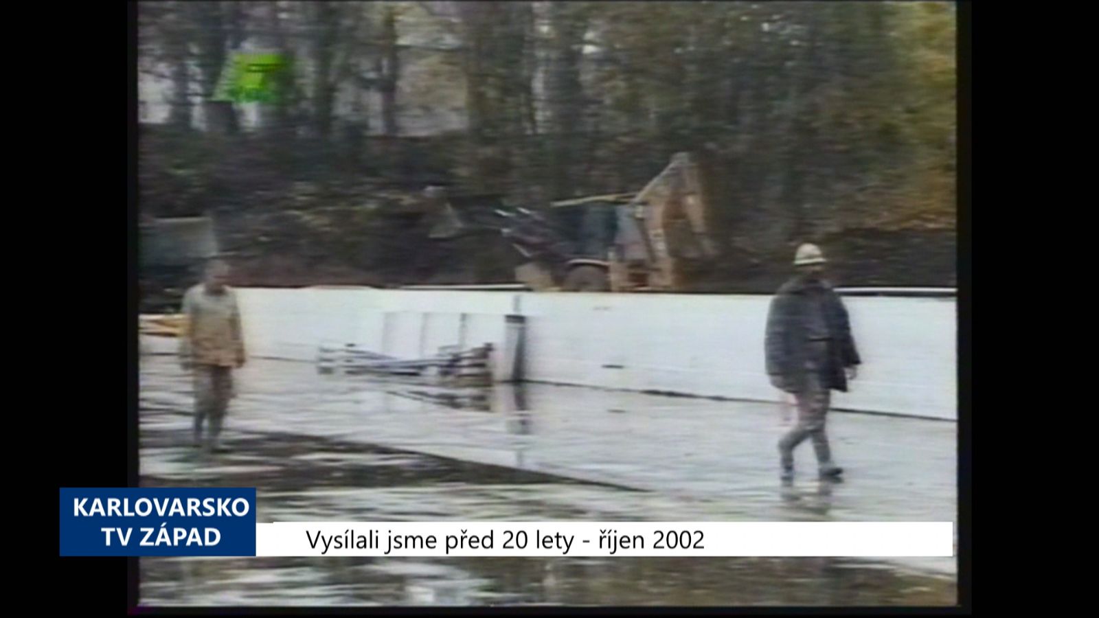 2002 – Cheb: První etapa zastřešení zimního stadionu se letos nestihne (TV Západ)