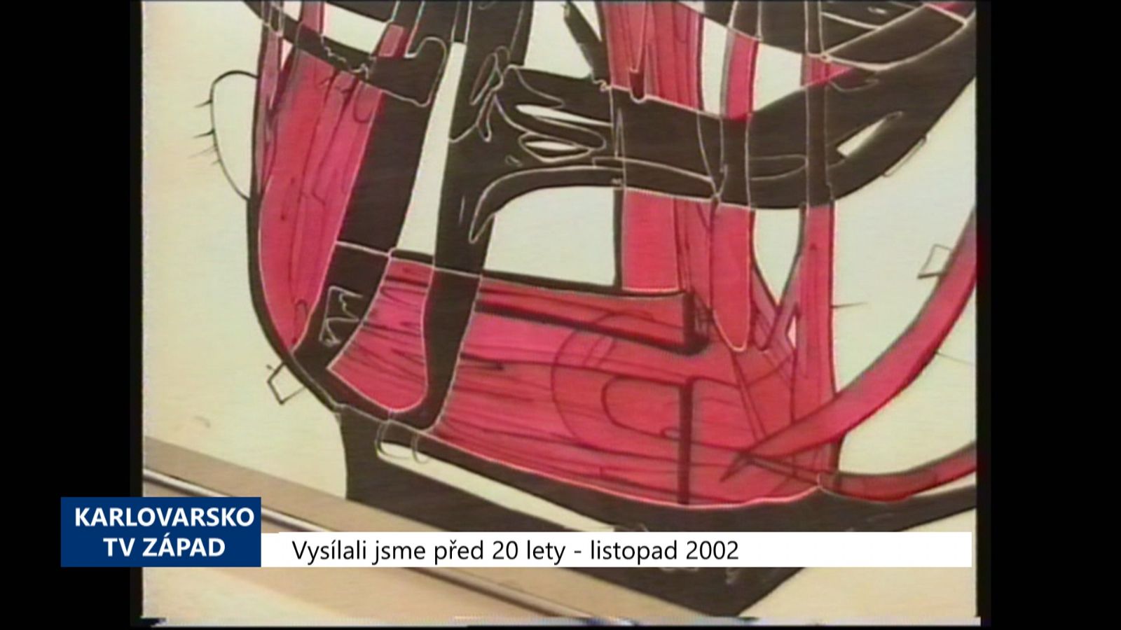 2002 – Cheb: V GVU vystavuje surrealistka Alena Nádvorníková (TV Západ)