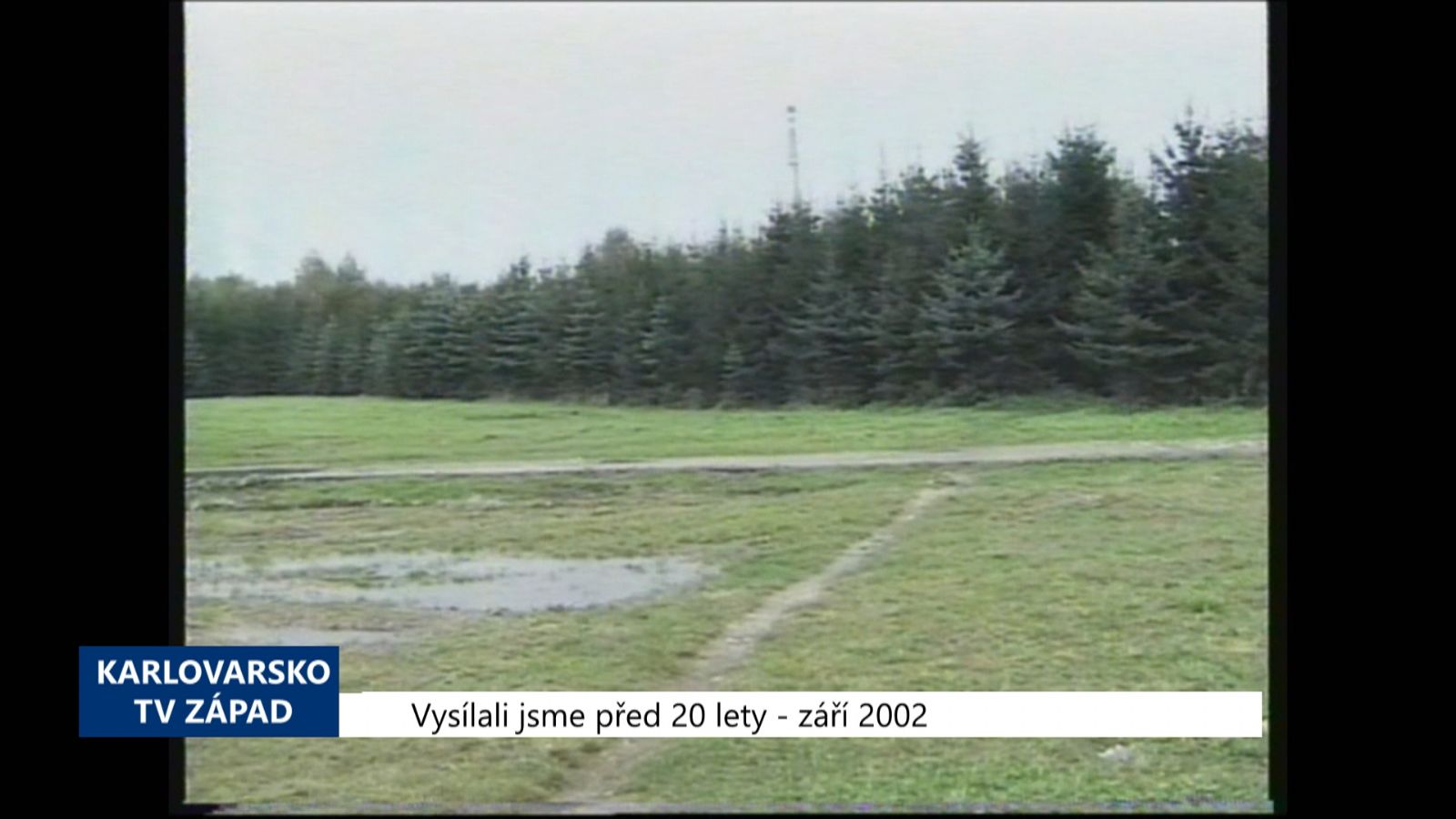 2002 – Sokolov: Město koupí lesopark za autobusovým nádražím (TV Západ)
