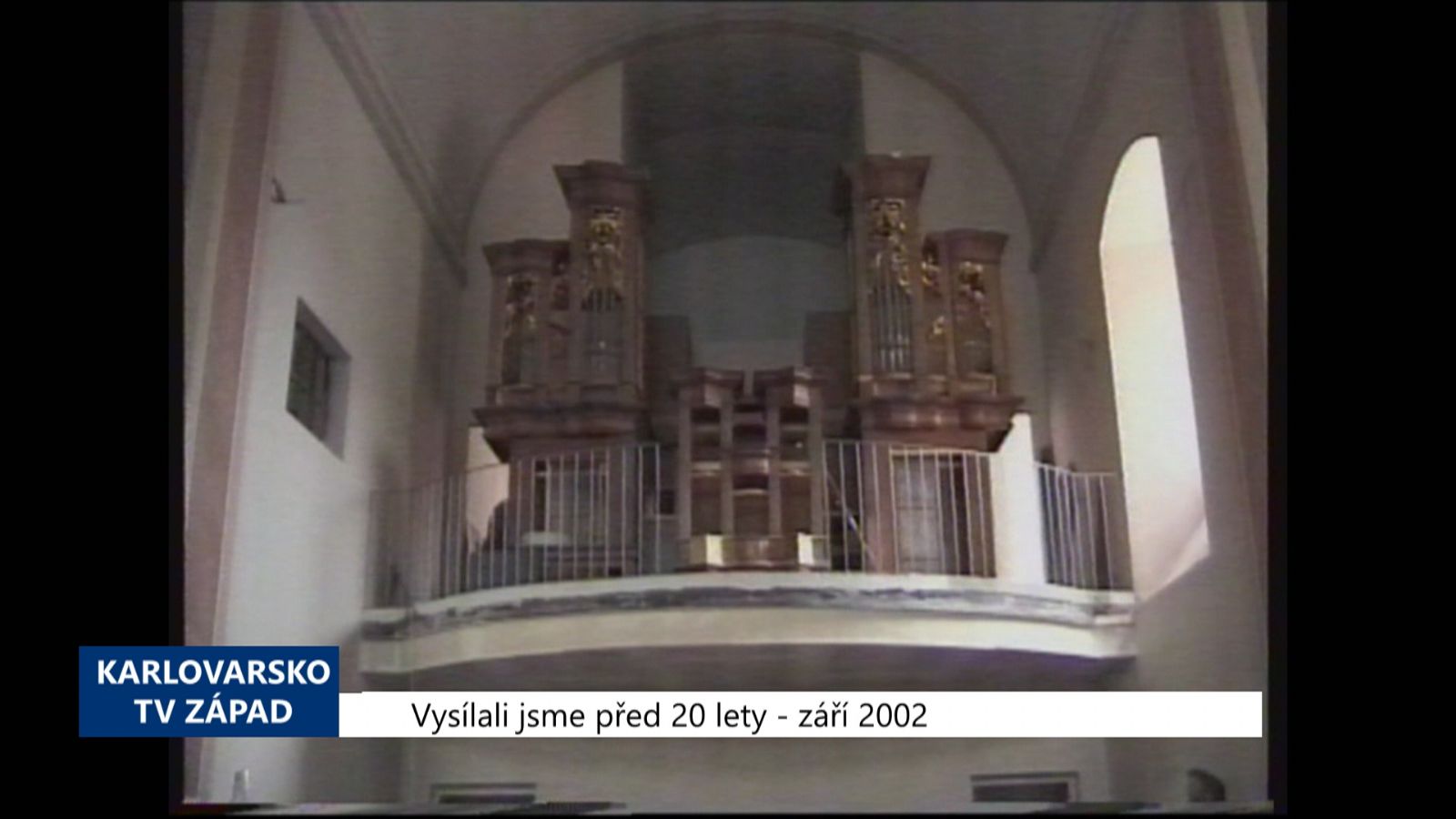 2002 – Sokolov: Oprava klášterního kostela by měla být hotová letos (TV Západ)