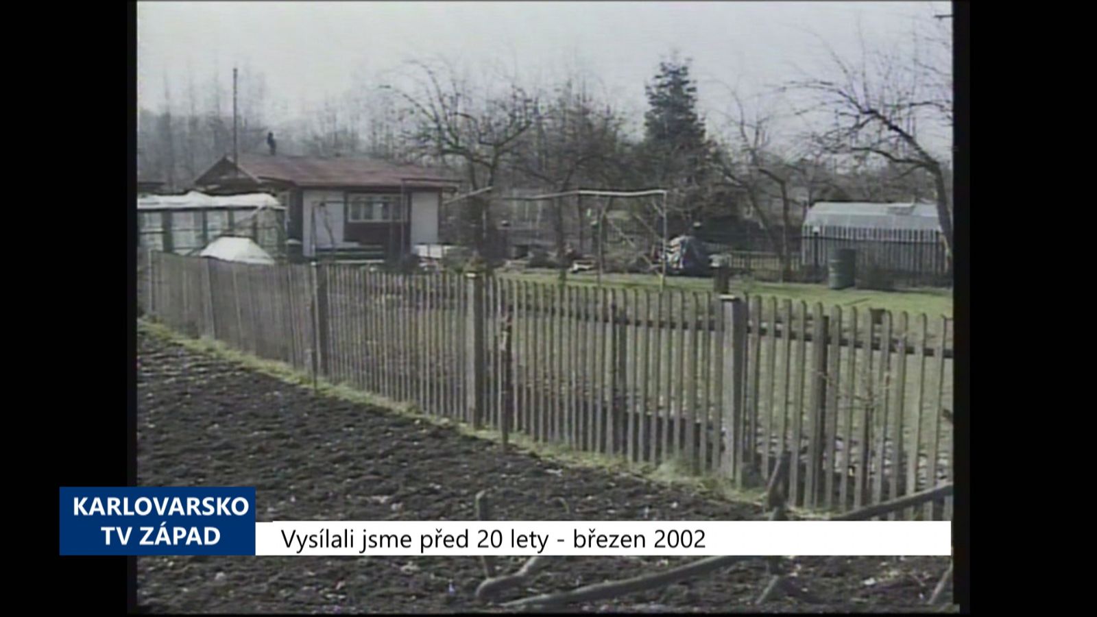 2002 – Sokolov: Zahrádkáři získají slevu za zatopené pozemky (TV Západ)
