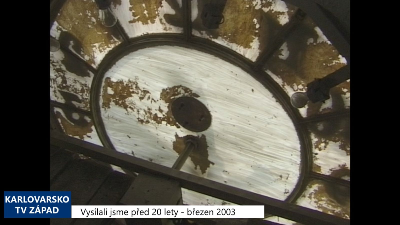 2003 – Cheb: Dojde k opravě věžních hodin (TV Západ)