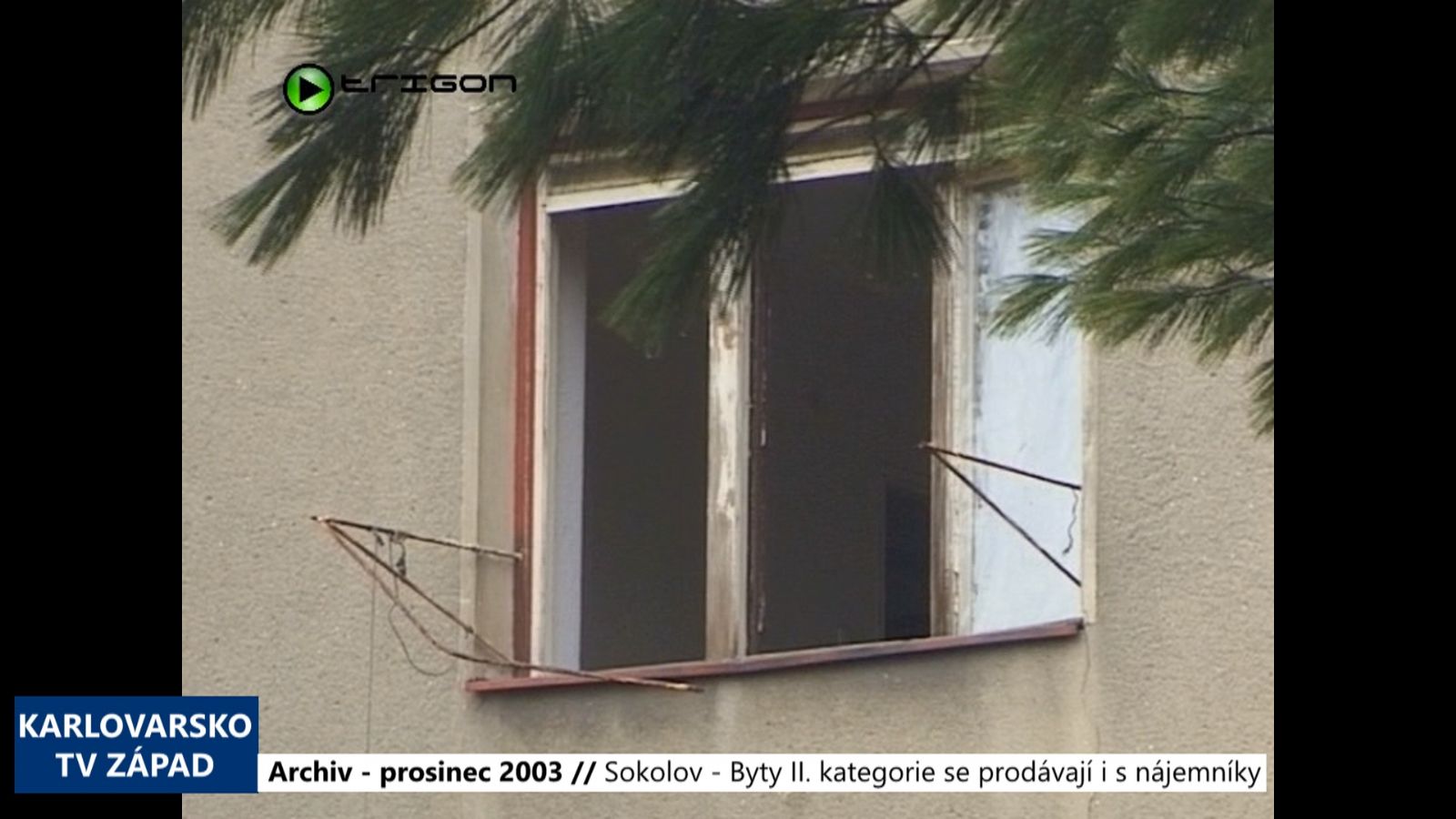 2003 – Sokolov: Byty II. kategorie se prodávají i s nájemníky (TV Západ)