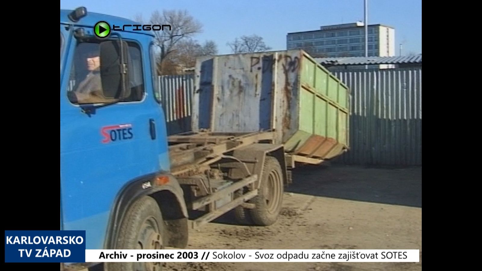 2003 – Sokolov: Svoz odpadu začne zajišťovat SOTES (TV Západ)