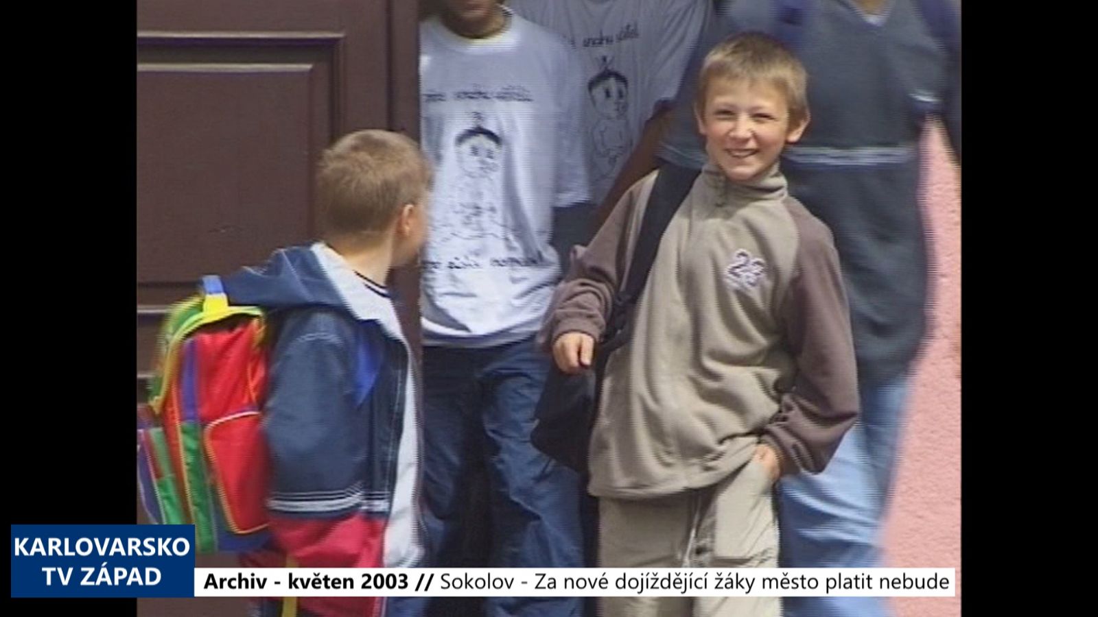 2003 – Sokolov: Za nové dojíždějící žáky město platit nebude (TV Západ)