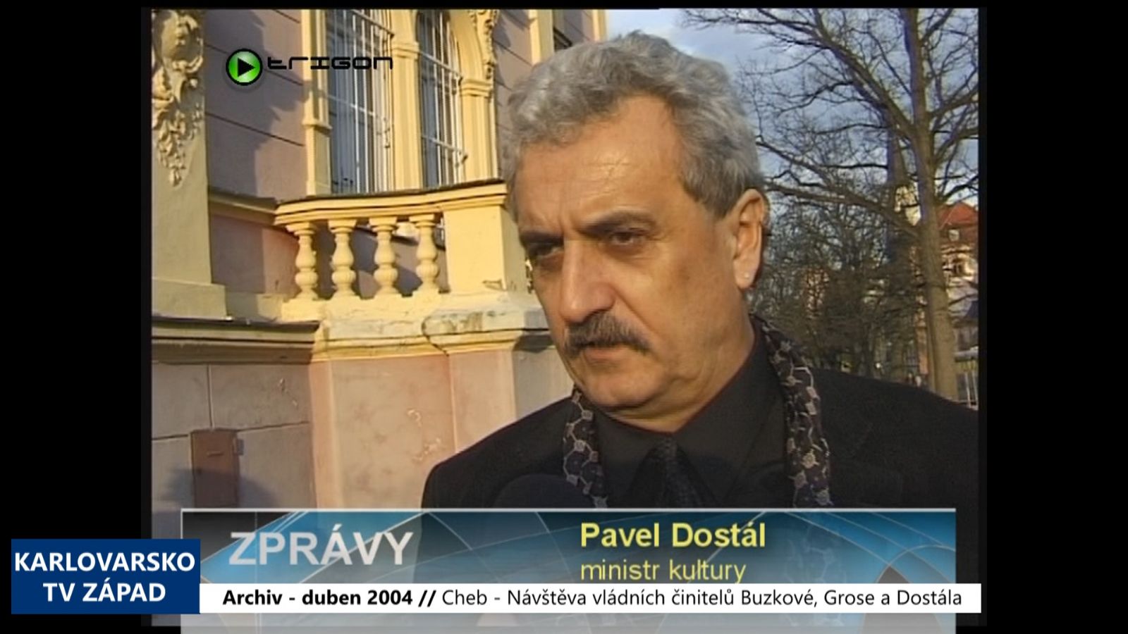 2004 – Cheb: Návštěva vládních činitelů Buzkové, Grose a Dostála (TV Západ)