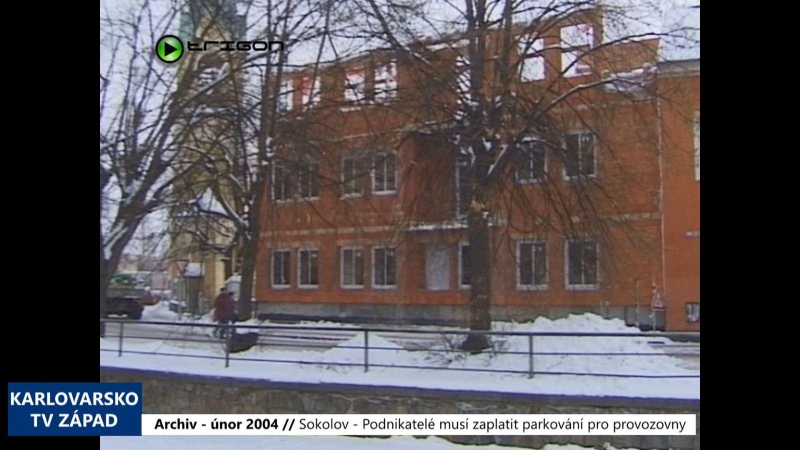 2004 – Sokolov: Podnikatelé musí zaplatit parkování pro provozovny (TV Západ)