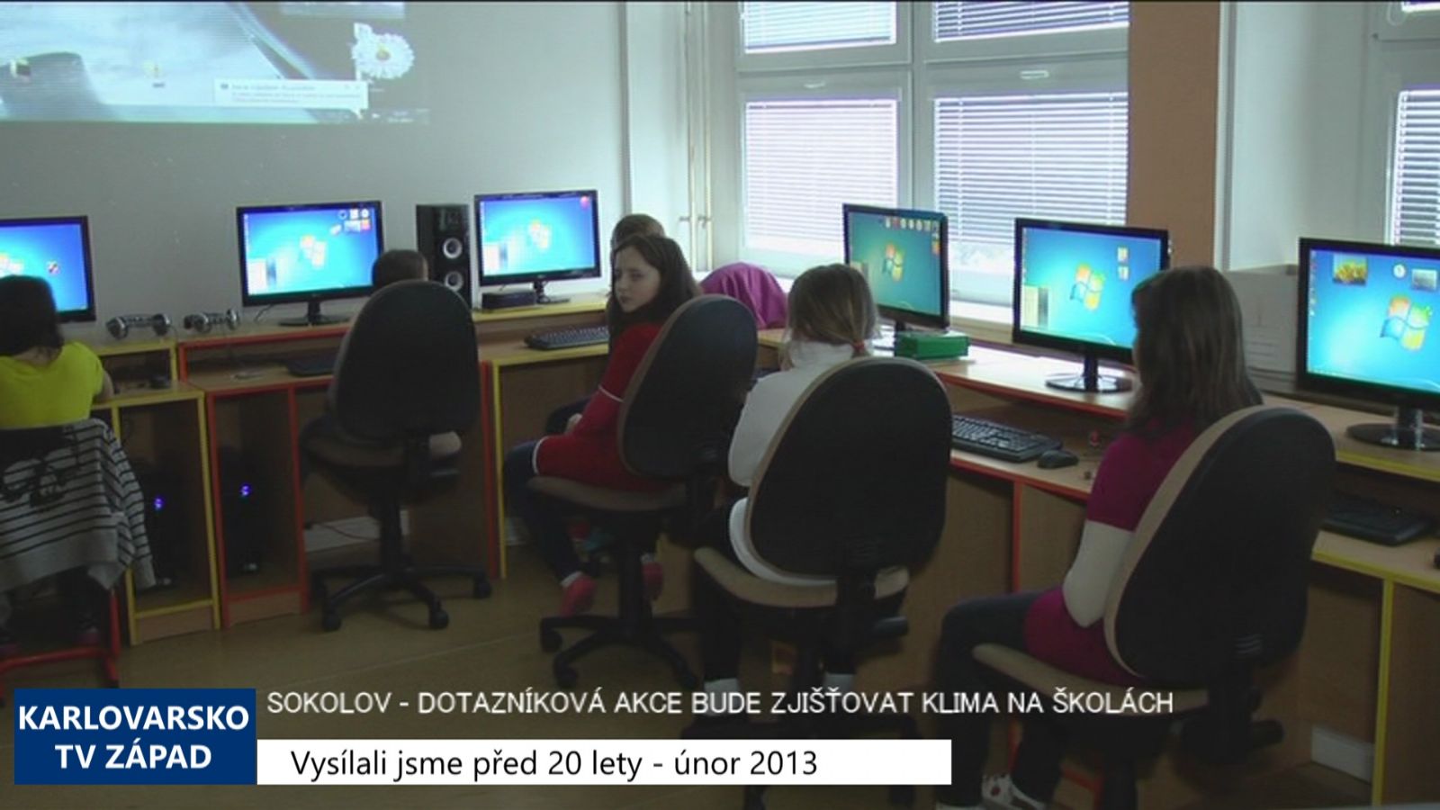 2013 – Sokolov: Dotazníková akce bude zjišťovat klima na školách 4891 (TV Západ)