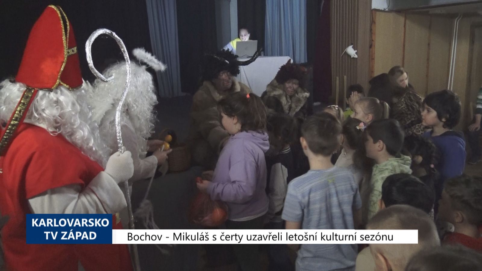 Bochov: Mikuláš s čerty uzavřeli letošní kulturní sezónu (TV Západ)