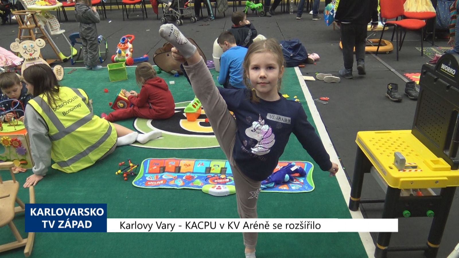 Karlovy Vary: KACPU v KV Aréně se rozšířilo (TV Západ)