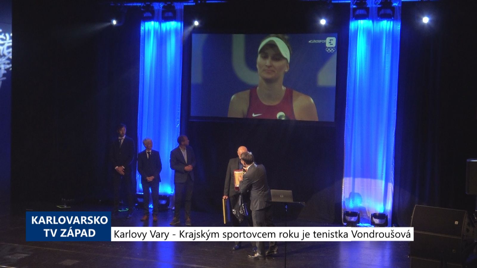 Karlovy Vary: Krajským sportovcem roku je tenistka Vondroušová (TV Západ)