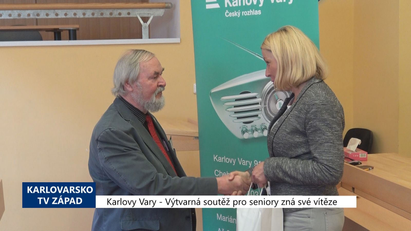 Karlovy Vary: Výtvarná soutěž seniorů zná své vítěze (TV Západ)