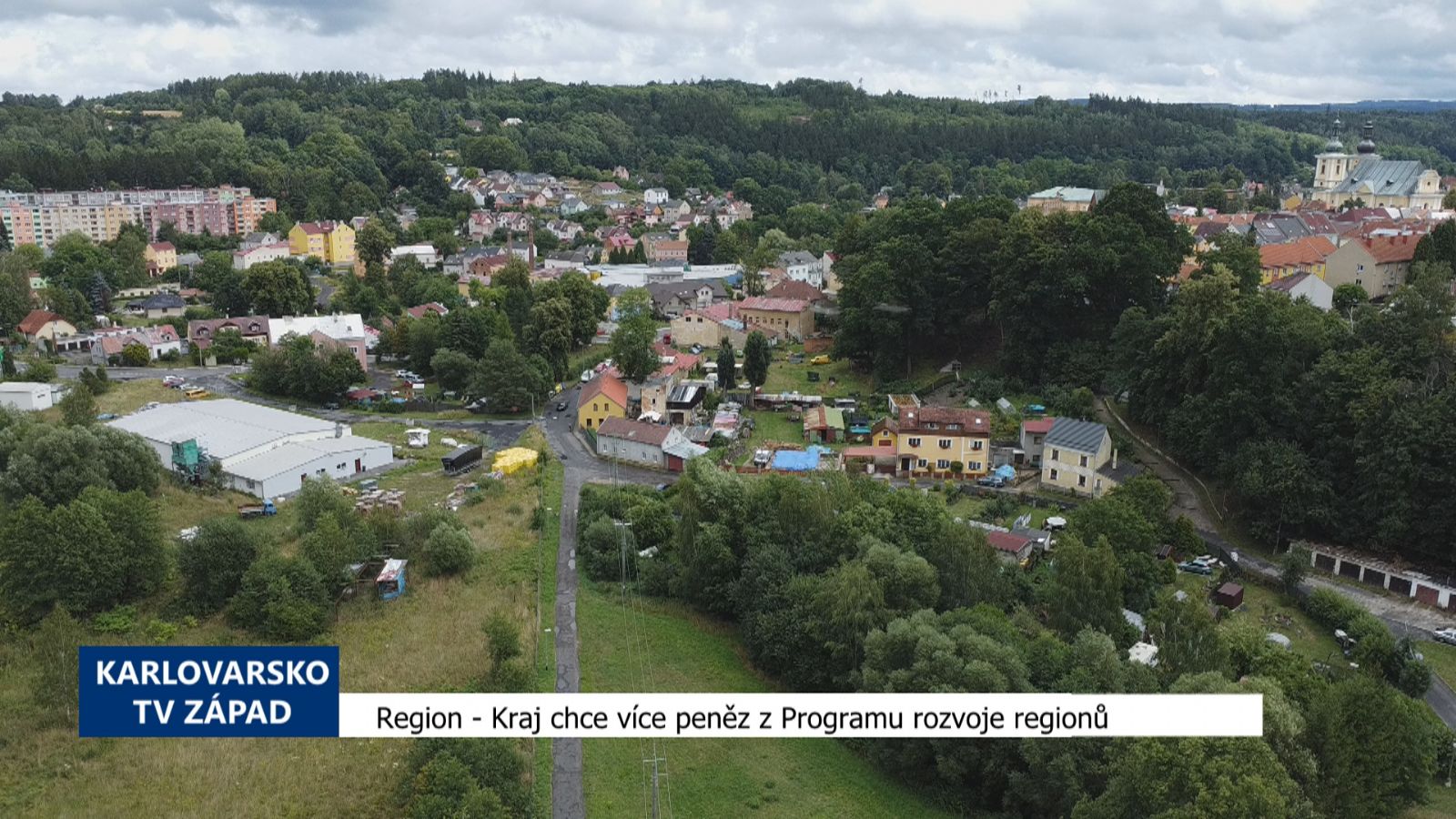 Region: Kraj chce více peněz z Programu rozvoje regionů (TV Západ)