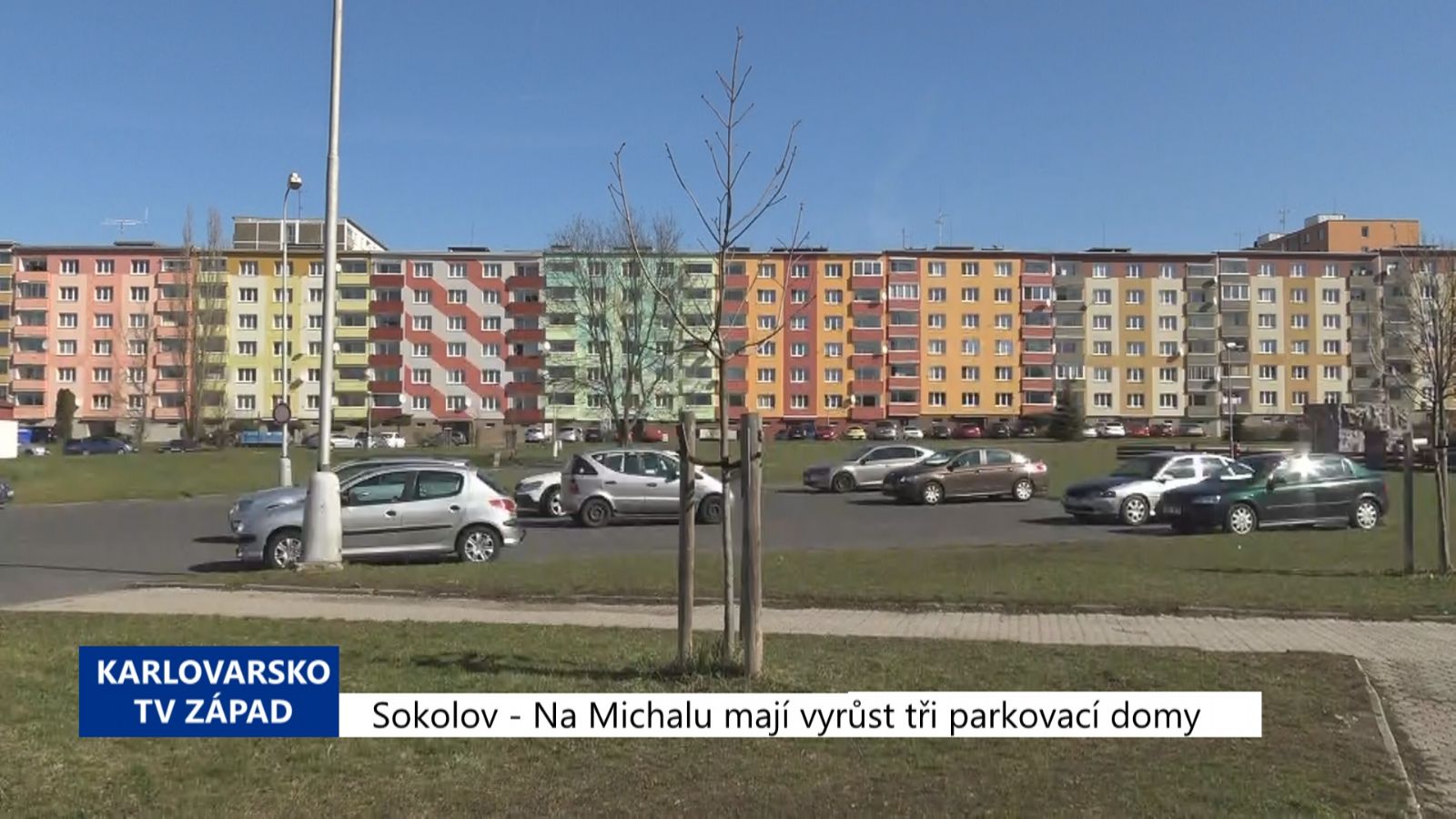 Sokolov: Na Michalu mají vyrůst tři parkovací domy (TV Západ)