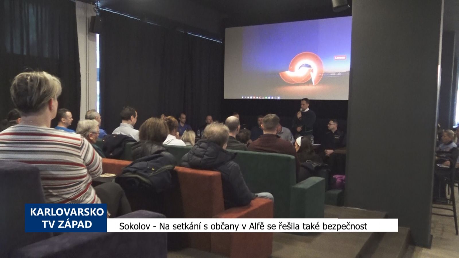 Sokolov: Na setkání s občany v Alfě se řešila také bezpečnost (TV Západ)