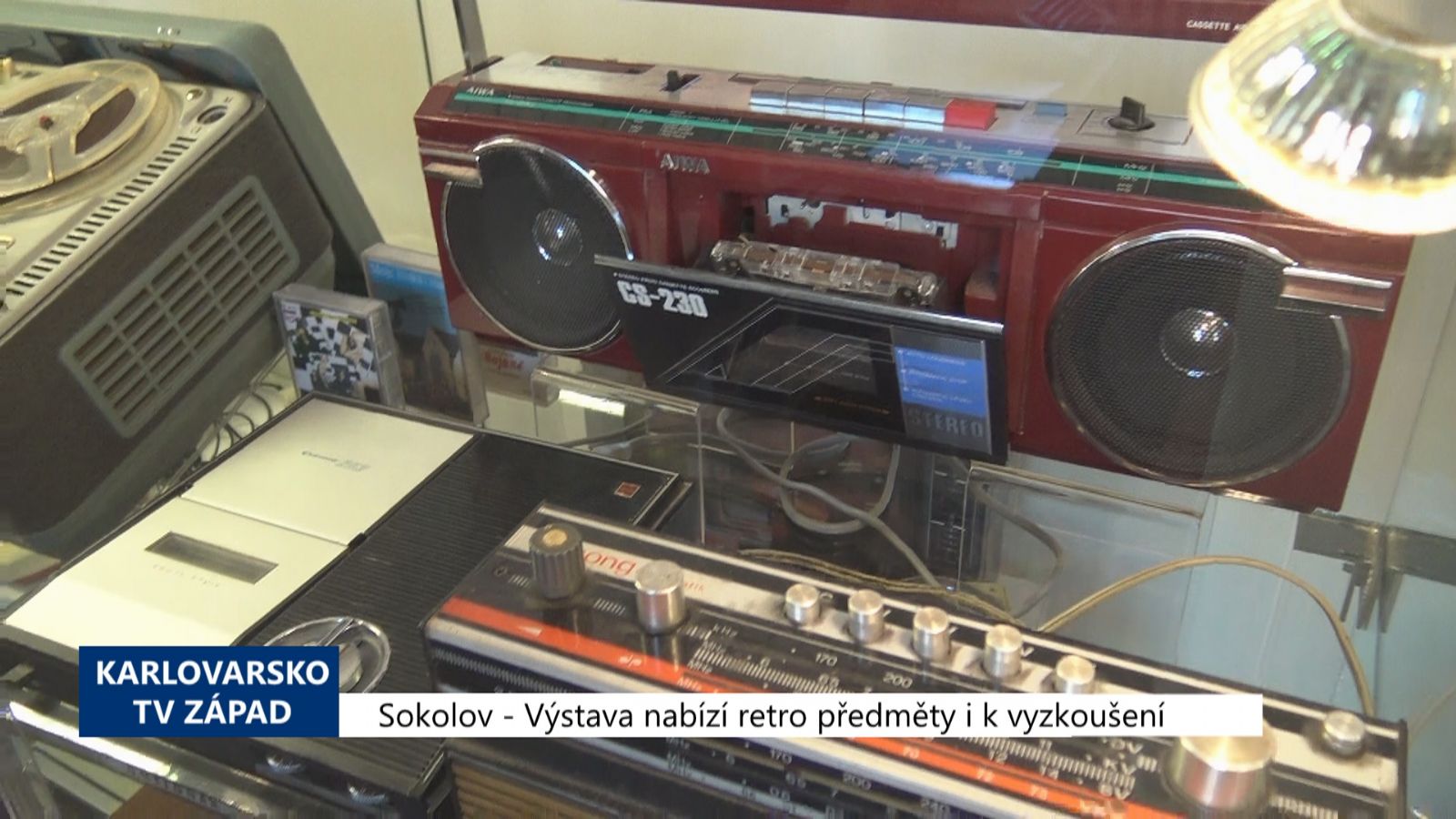 Sokolov: Výstava nabízí retro předměty i k vyzkoušení (TV Západ)