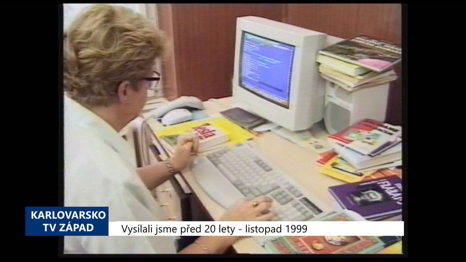 1999 – Cheb: Týden knihoven aneb Z duševní potravy obezita nehrozí (TV Západ)
