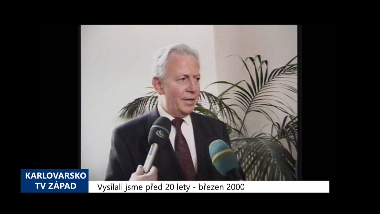 2000 – Cheb: Do města zavítala delegace Evropského parlamentu (TV Západ)