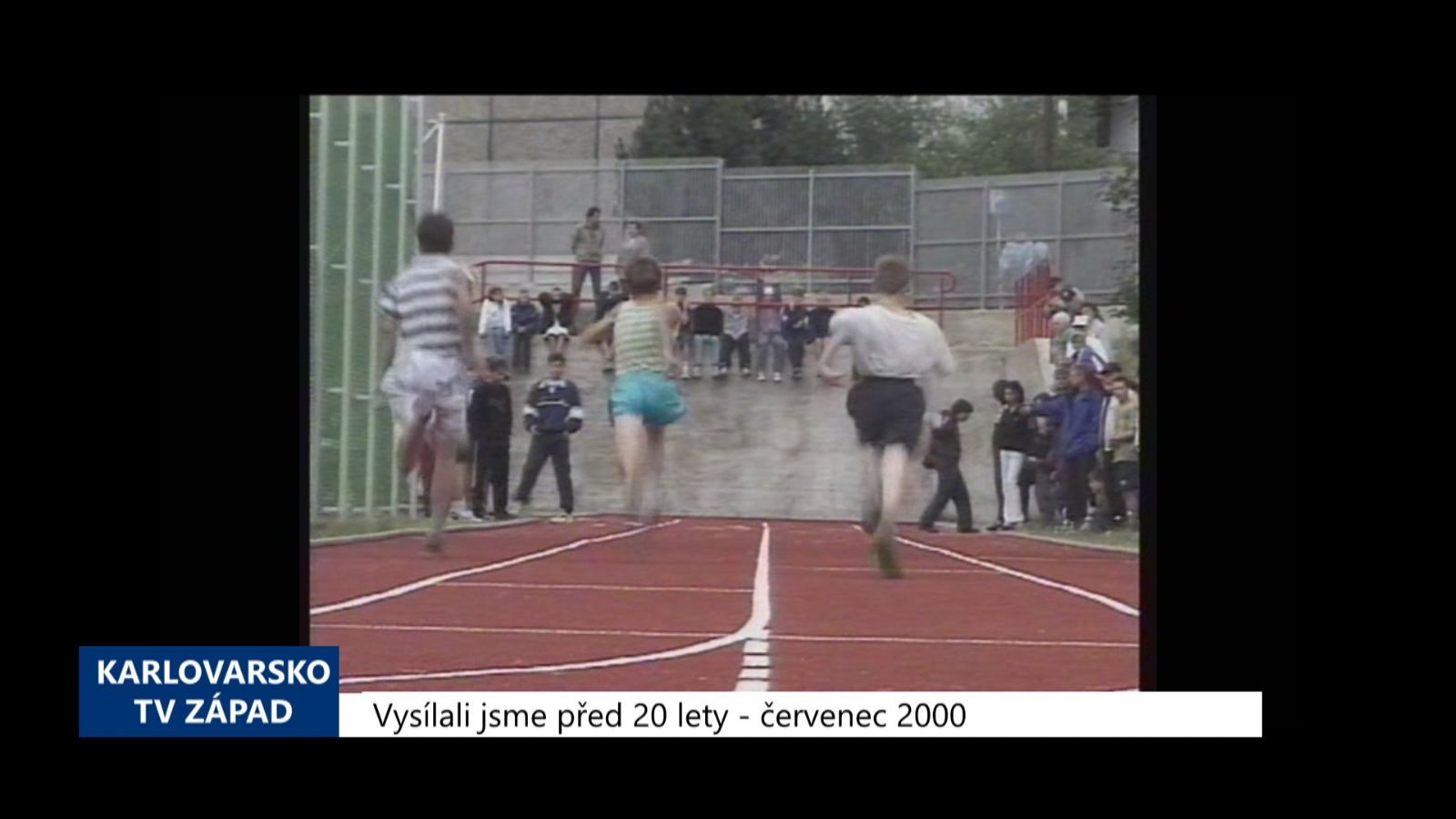 2000 – Cheb: Víceúčelové sportoviště u 1. ZŠ bylo dokončeno (TV Západ) 
