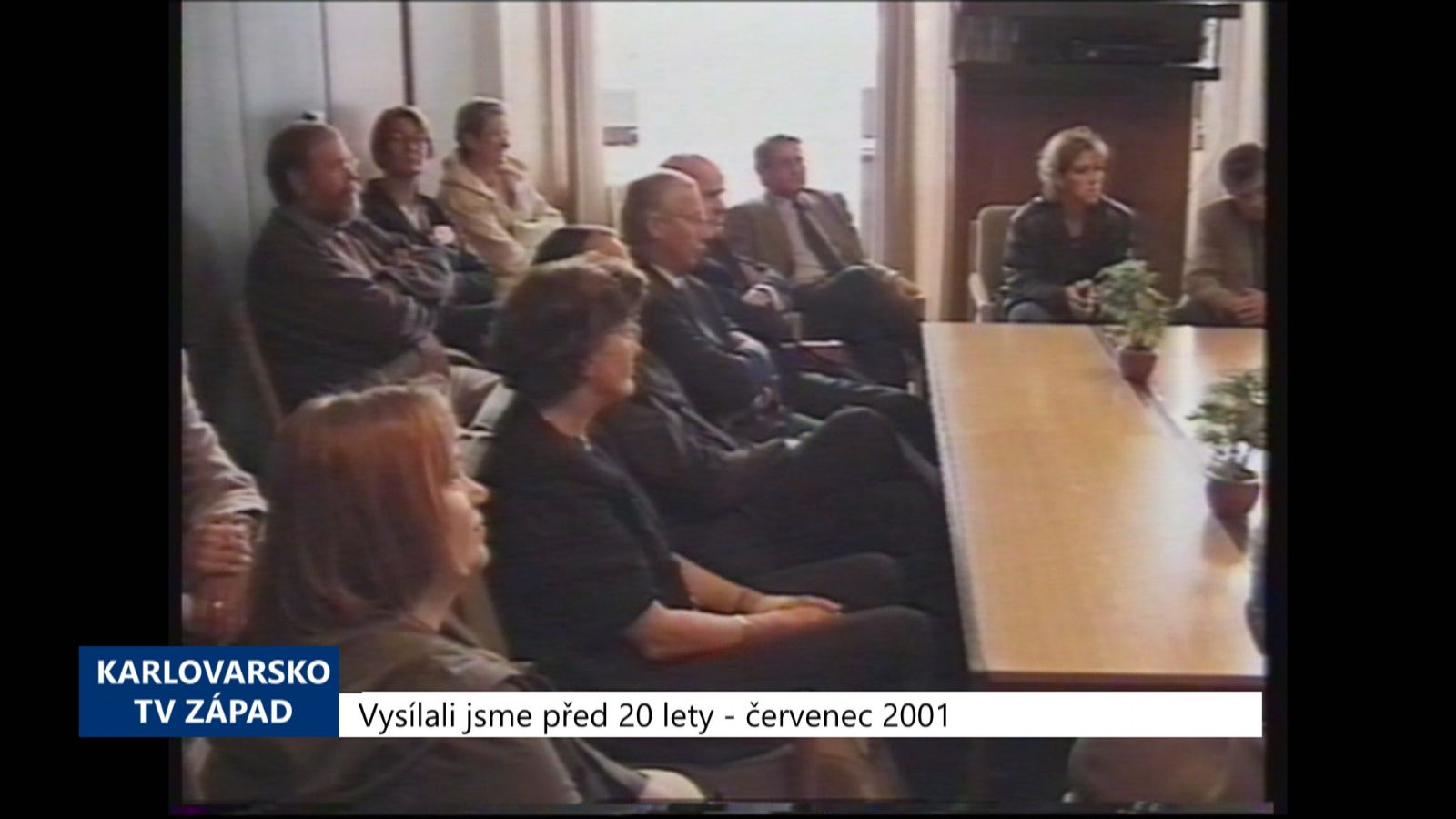 2001 – Cheb: Na radnici se řešila další pomoc bosenské Fojnici (TV Západ)