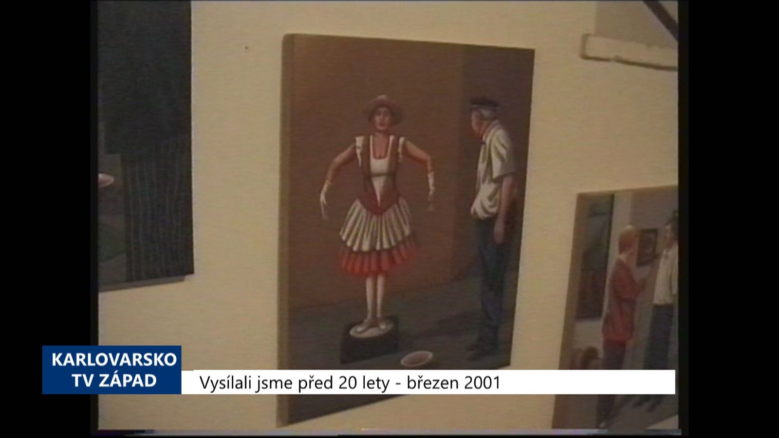 2001 – Cheb: V galerii U Kamene vystavuje Jan Šafránek (TV Západ)