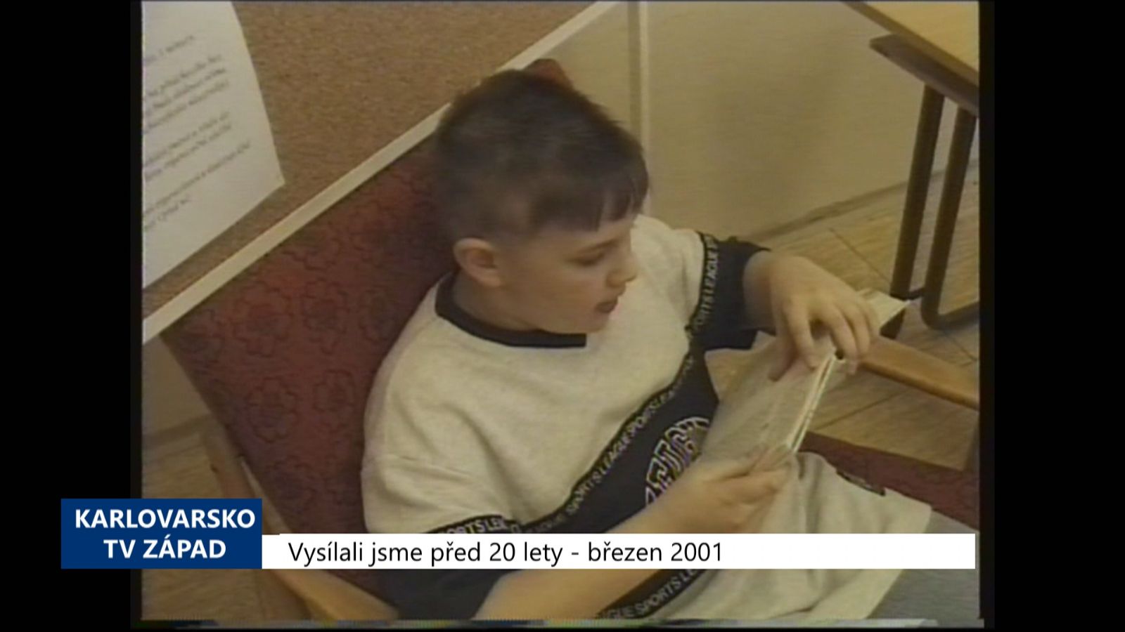 2001 – Sokolov: Čtenářský maraton měl nejen u dětí velký úspěch (TV Západ)