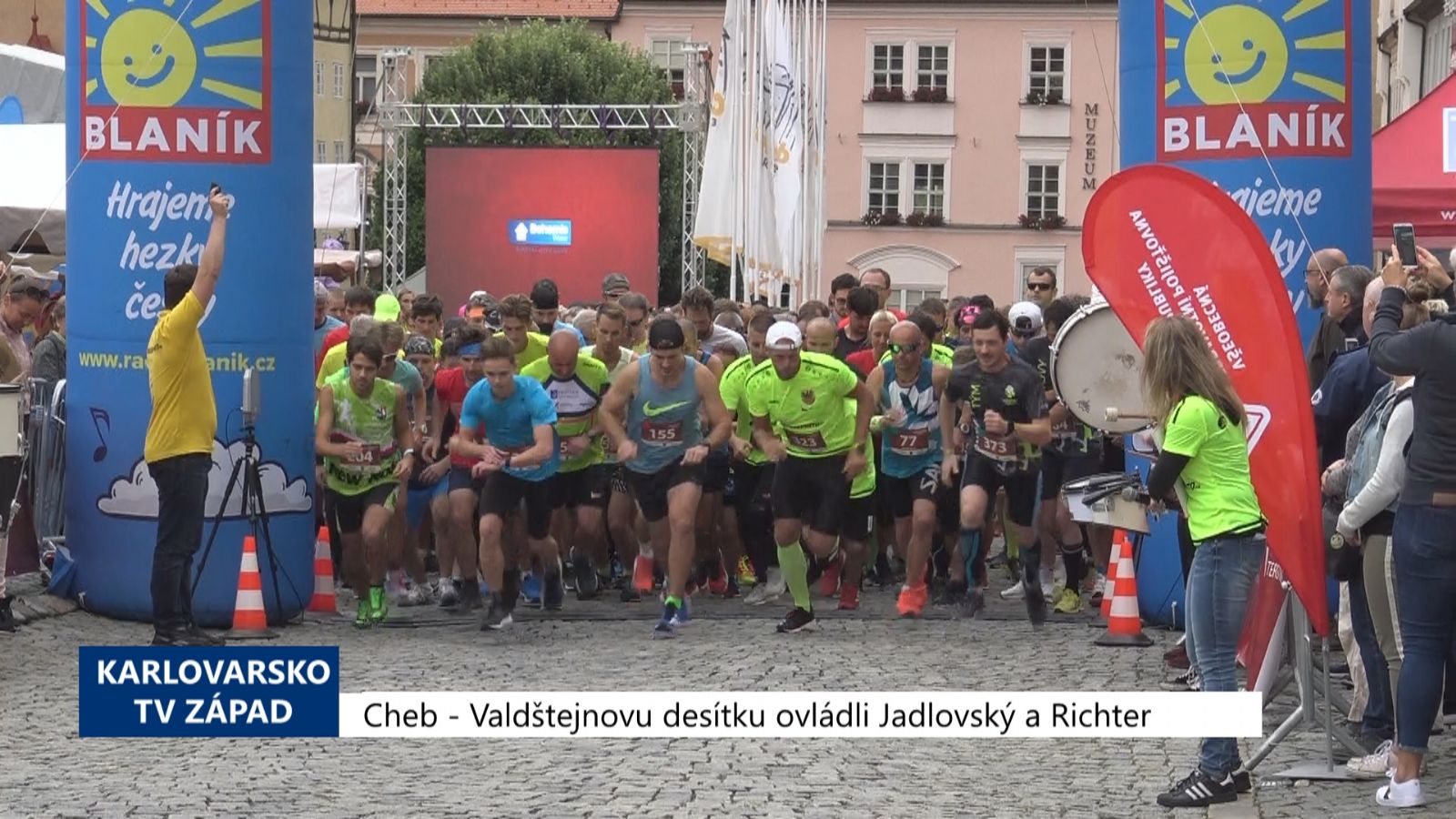 Cheb: Valdštejnovu desítku ovládli Jadlovský a Richter (TV Západ)