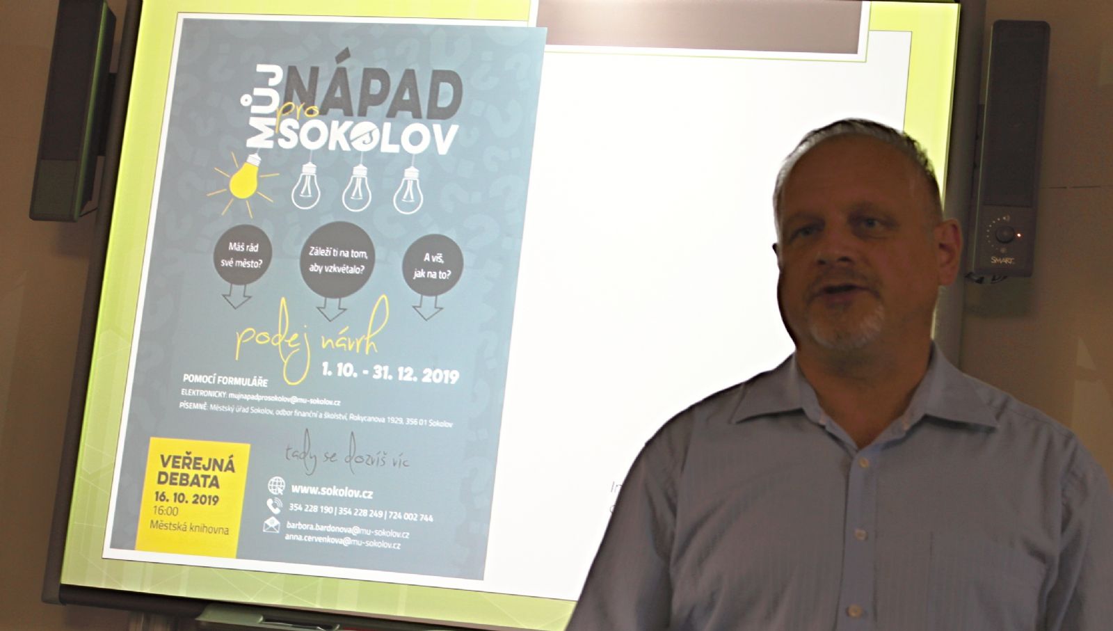 Projekt Můj nápad pro Sokolov byl poprvé prezentován před veřejností