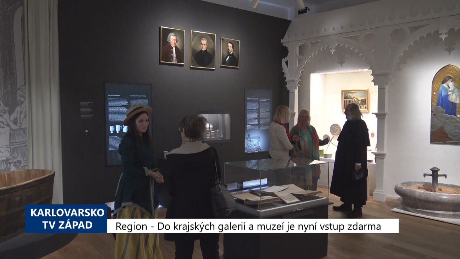 Region: Do krajských muzeí a galerií je nyní vstup zdarma (TV Západ)