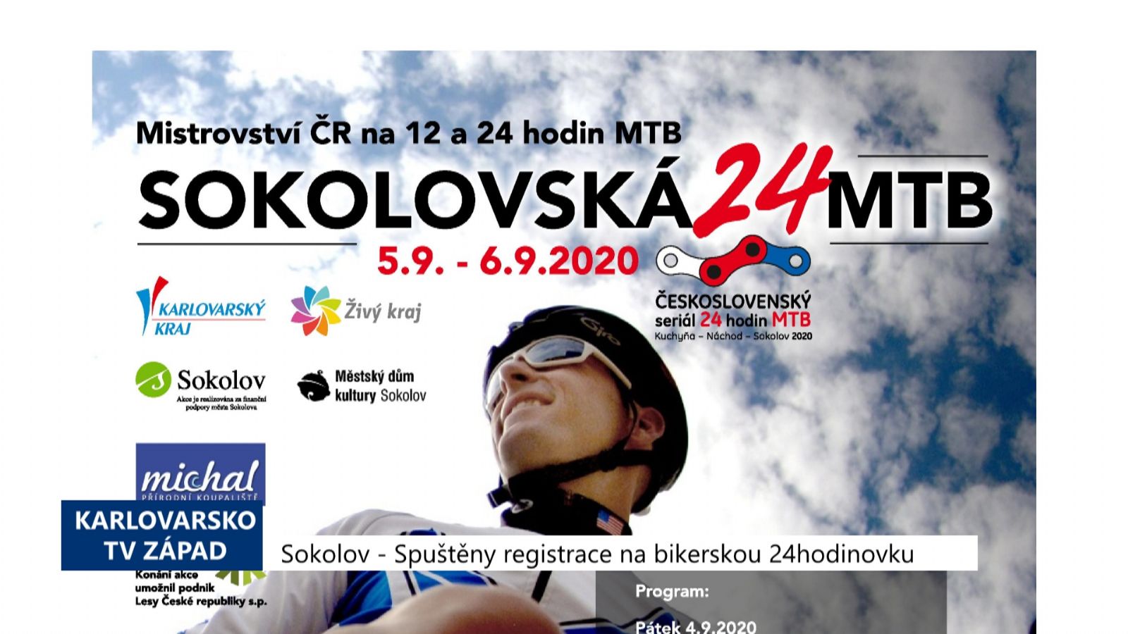 Sokolov: Spuštěny registrace na bikerskou 24hodinovku (TV Západ)