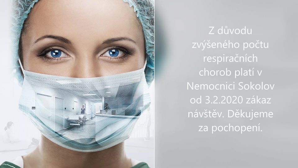 Sokolovská nemocnice také vydala zákaz návštěv