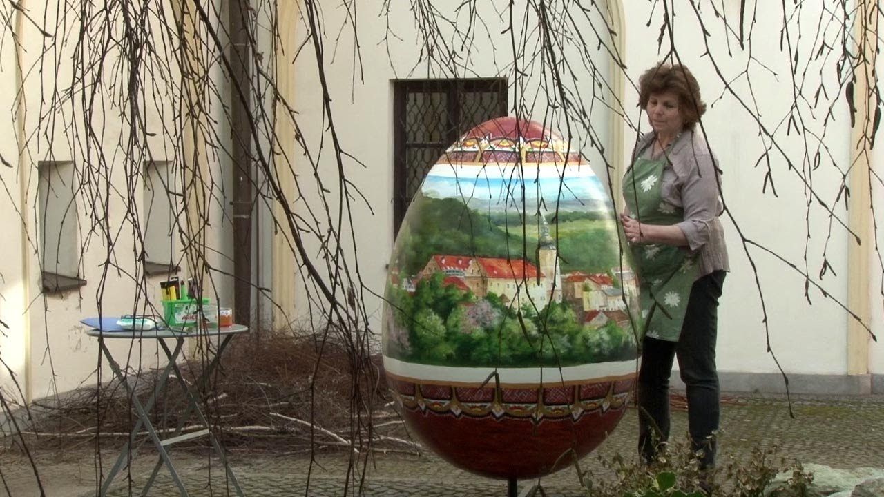 Velikonoční vajíčka mladých umělců v Šumperku